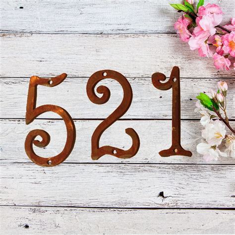 metal dye cut house number|Fun Metal House Numbers (GAW) .